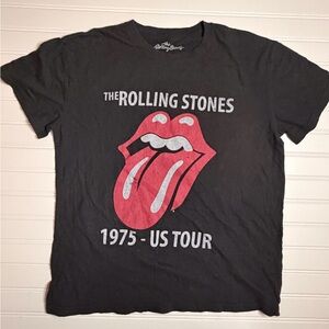 The Rolling Stones Black Cotton Tee